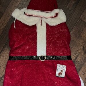 Christmas Dog Costume Mr. Clause Winter Dreams Size XXL